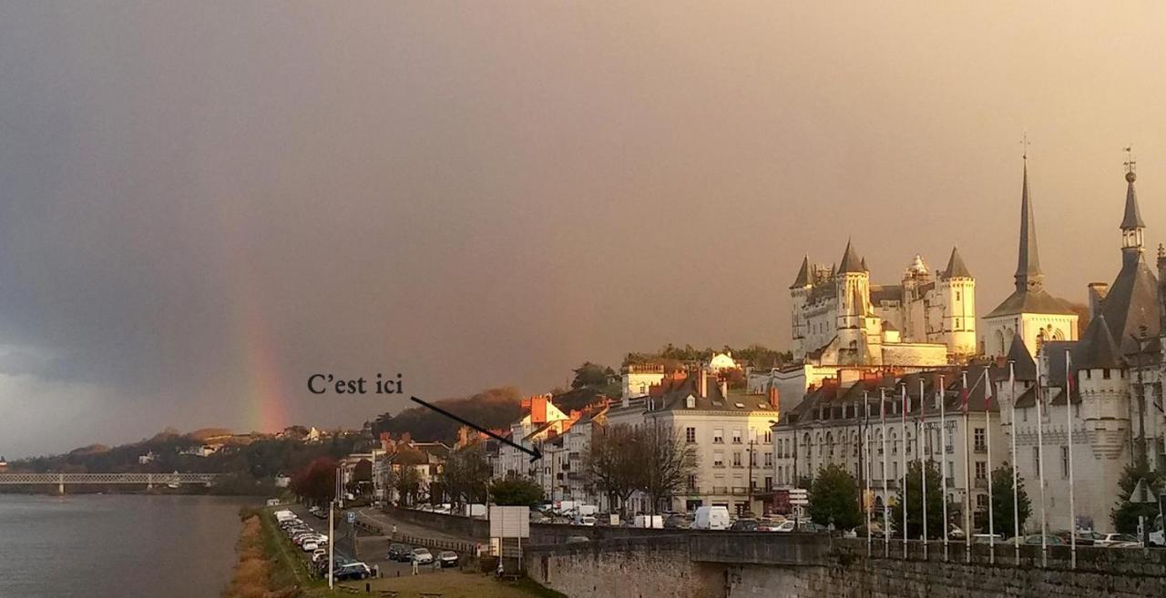 T2 Vue Sur Loire Local Velo Lejlighed Saumur Eksteriør billede